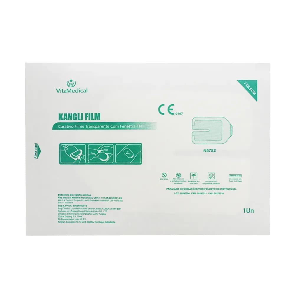 FIXADOR CATETER CURATIVO FILME FENESTRADO 7X8,5CM VITA MEDICAL