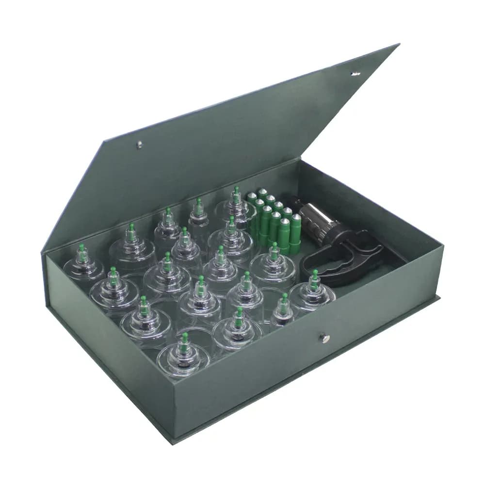 KIT VENTOSA CORPORAL EM ABS COM 18 COPOS ROLOPLASTIC