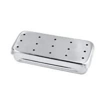 Estojo para Esterilização Inox 12x5x2cm Perfurado - Golgran
