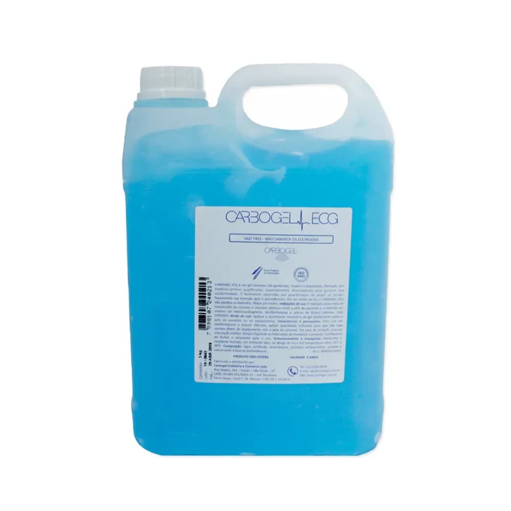 GEL CONDUTOR PARA ECG GALÃO DE 5KG CARBOGEL