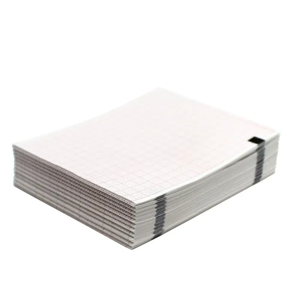 PAPEL ECG SCHILLER AT 101 TAMANHO 8X7CM COM 300 FOLHAS CONTI