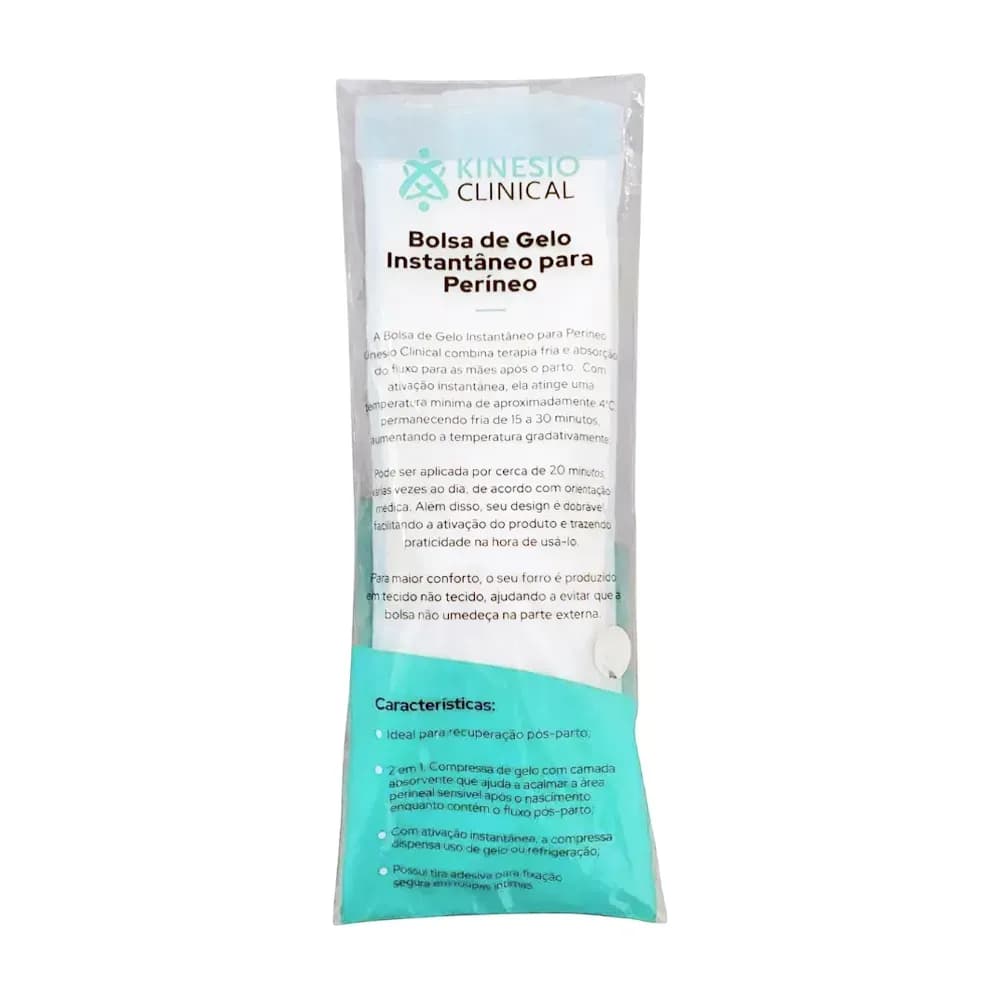 BOLSA DE GELO INSTANTÂNEO PARA PERÍNEO KINESIOCLINICAL KINESIO