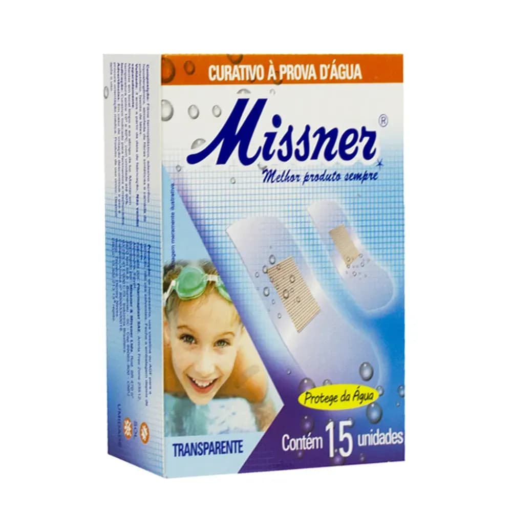 CURATIVO TRANSPARENTE ADESIVO IMPERMEÁVEL 15UN MISSNER