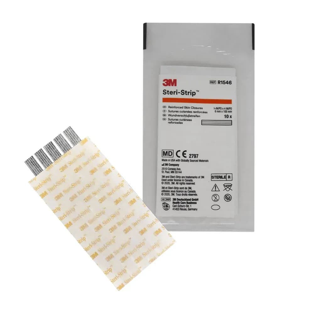SUTURA CUTÂNEA ADESIVA STERI-STRIP 0,6X10CM R1546 10UN 3M