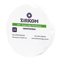 Disco de Zircônia Zirkom ZZ SHT 25mm - Odontomega