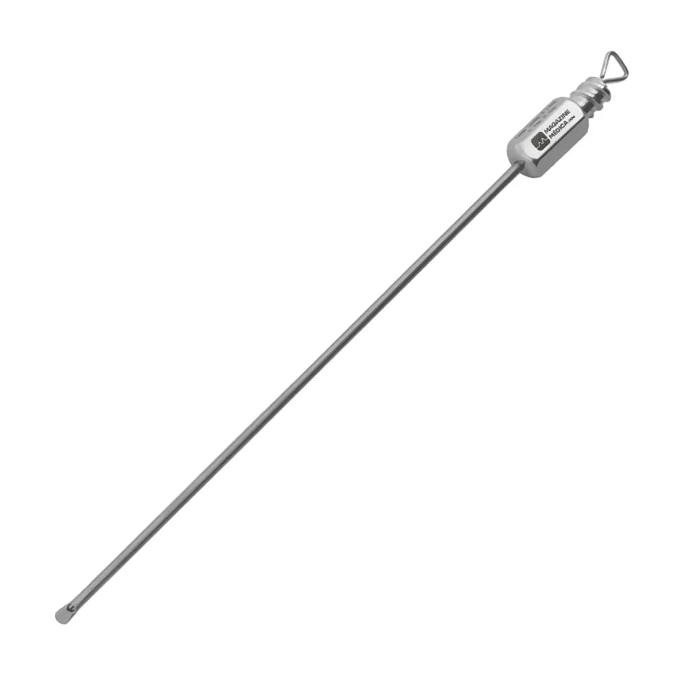 CÂNULA LIPOASPIRAÇÃO 2,4MM BICO DE PATO RETA