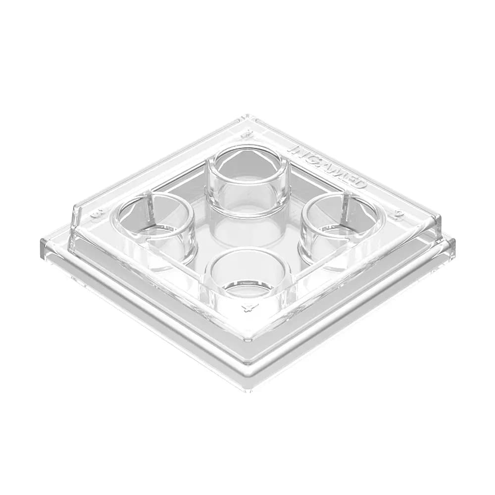 PLACA PARA CULTURA CELULAR EM PS 60MM COM 4 POÇOS INGÁMED
