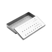 Estojo para Esterilização Inox 28x14x06cm Perfurado Autoclavável Millenium - Fava