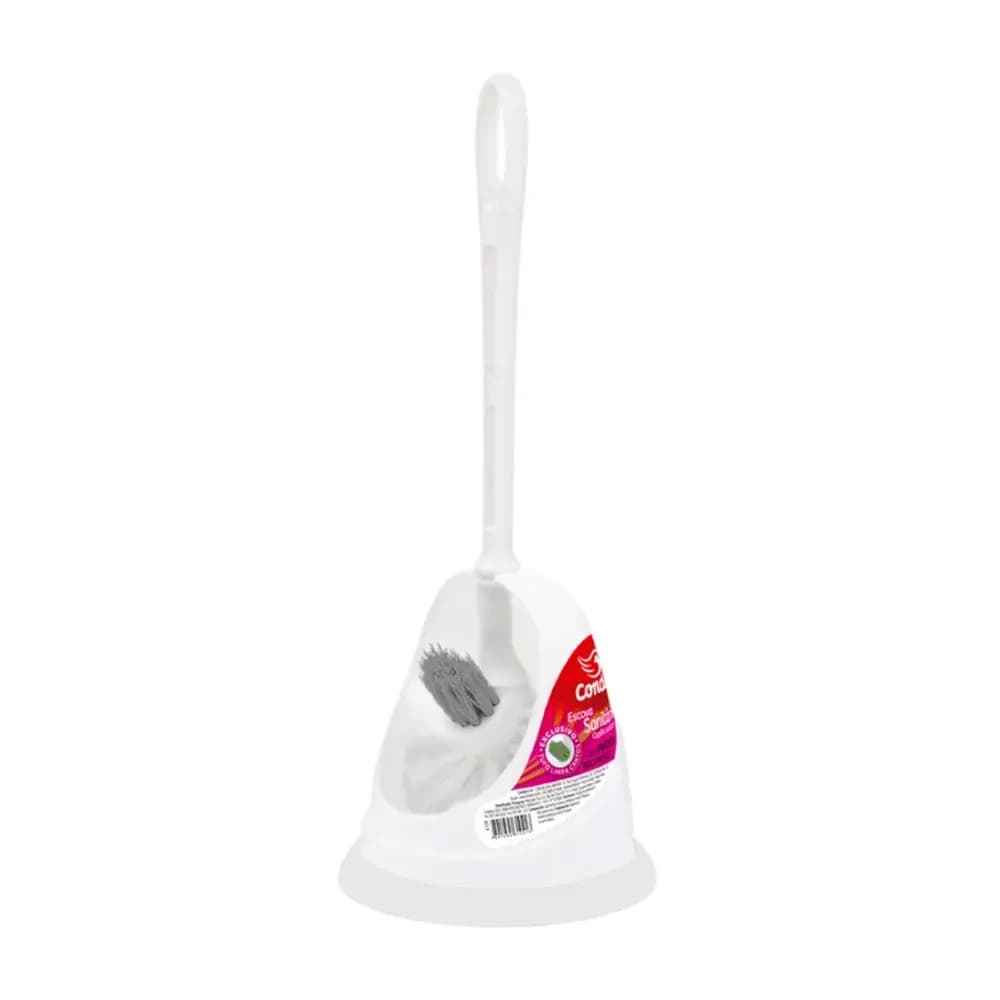 ESCOVA SANITÁRIA TUFO LIMPA CANTOS COM SUPORTE CONDOR