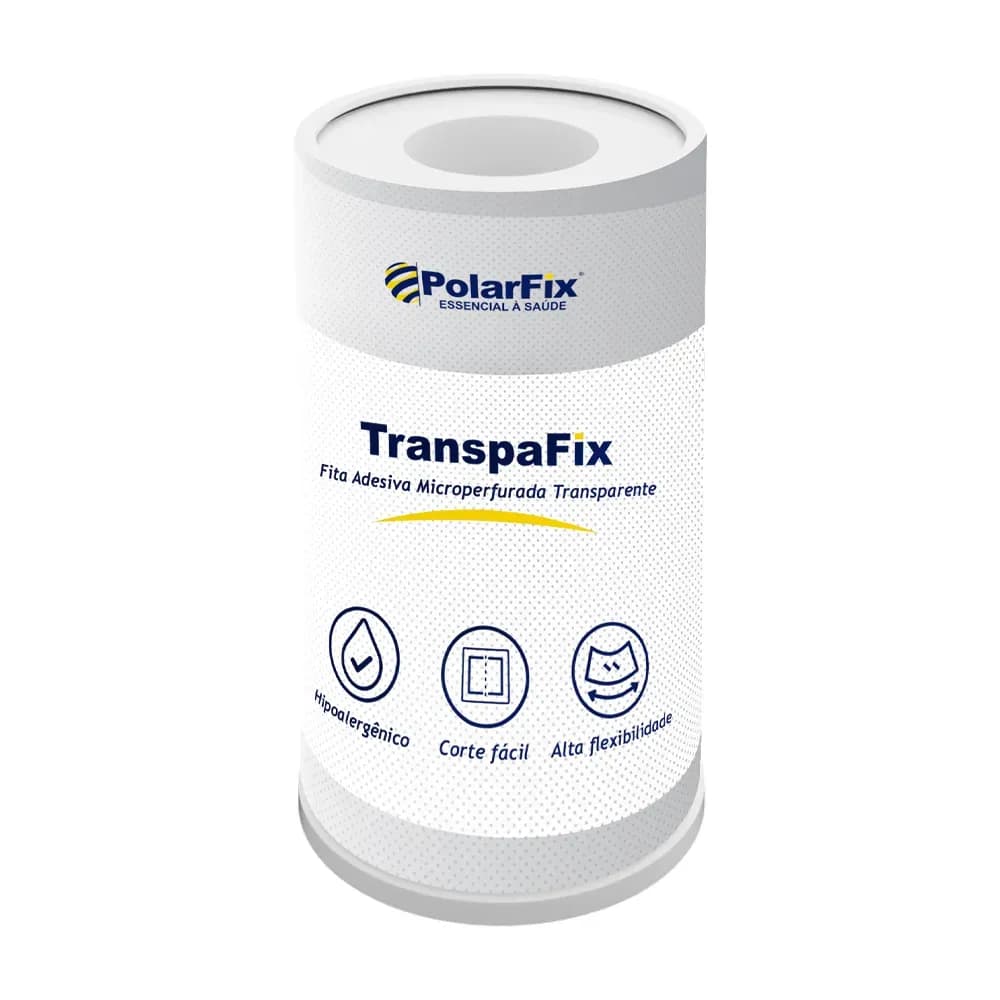 FITA ADESIVA TRANSPARENTE MICROPERFURADA 10CMX4,5M POLARFIX