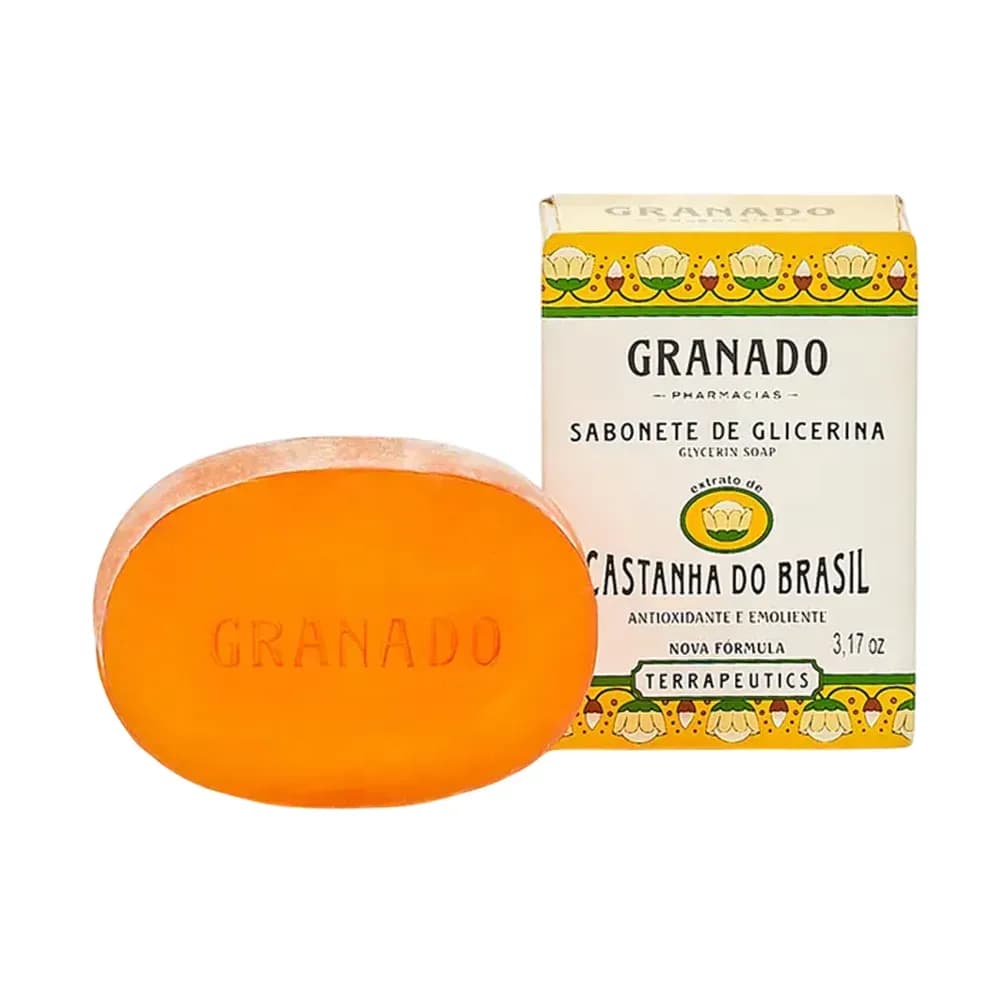 SABONETE EM BARRA GLICERINA CASTANHA 90G GRANADO