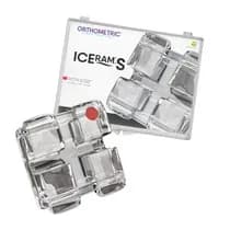 Kit Bráquete Cerâmico Iceram Safira Roth 022
