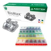 Kit Bráquete Metálico Biomax Roth 0,022