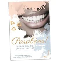 Cartão de Aniversário Linha Gold Aquarela Sorriso