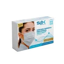 Máscara Descartável Tripla com Clipe Nasal - SP Protection