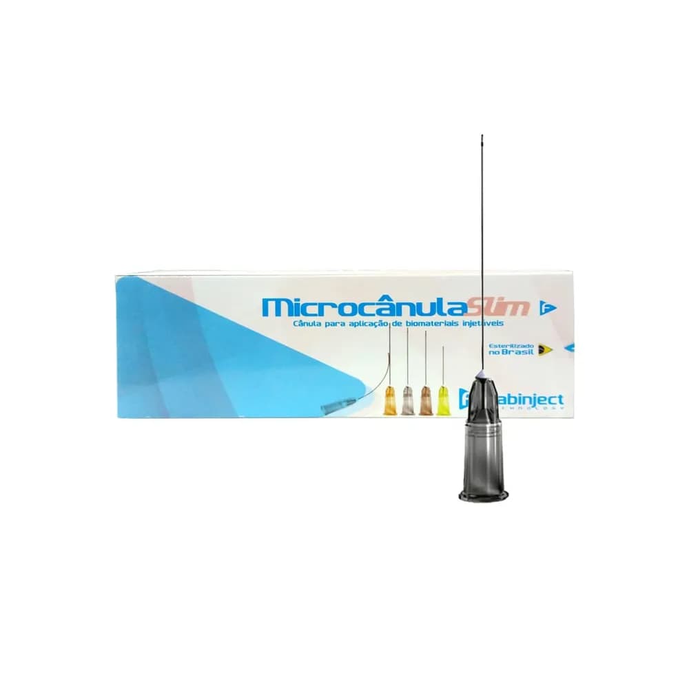 Microcânula Slim 22g 50mm Fabinject