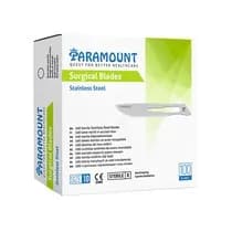 Lâmina de Bisturi Descartável Paramount Aço Inox - Boma