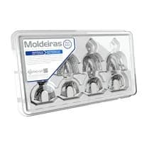 Moldeira Perfurada Adulto Inox Dentado