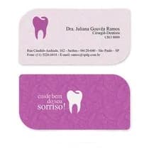 Cartão de Visita Linha Class Roxo