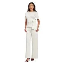 Pijama Cirúrgico Feminino Glamour Off White