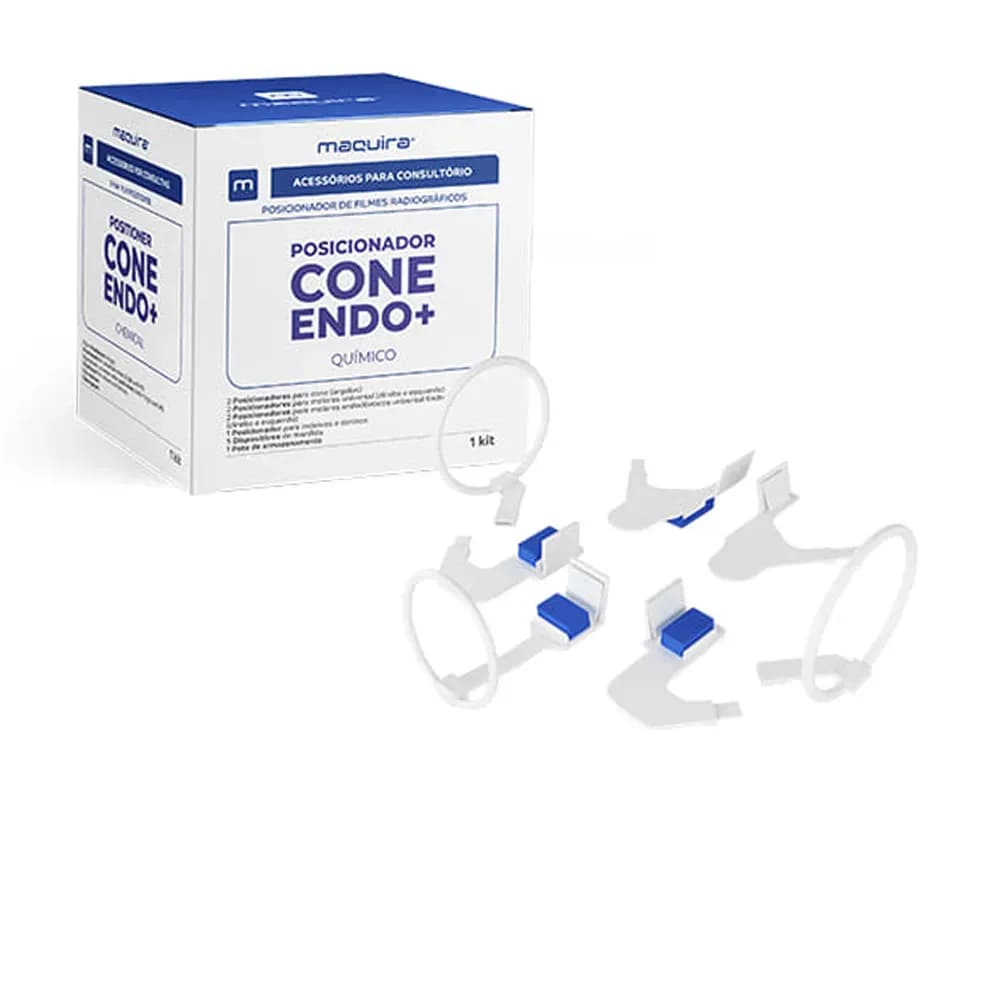 KIT POSICIONADOR DE FILMES CONE ENDO+ AUTOCLAVÁVEL ADULTO MAQUIRA