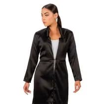Jaleco Feminino Lux Preto - FunWork