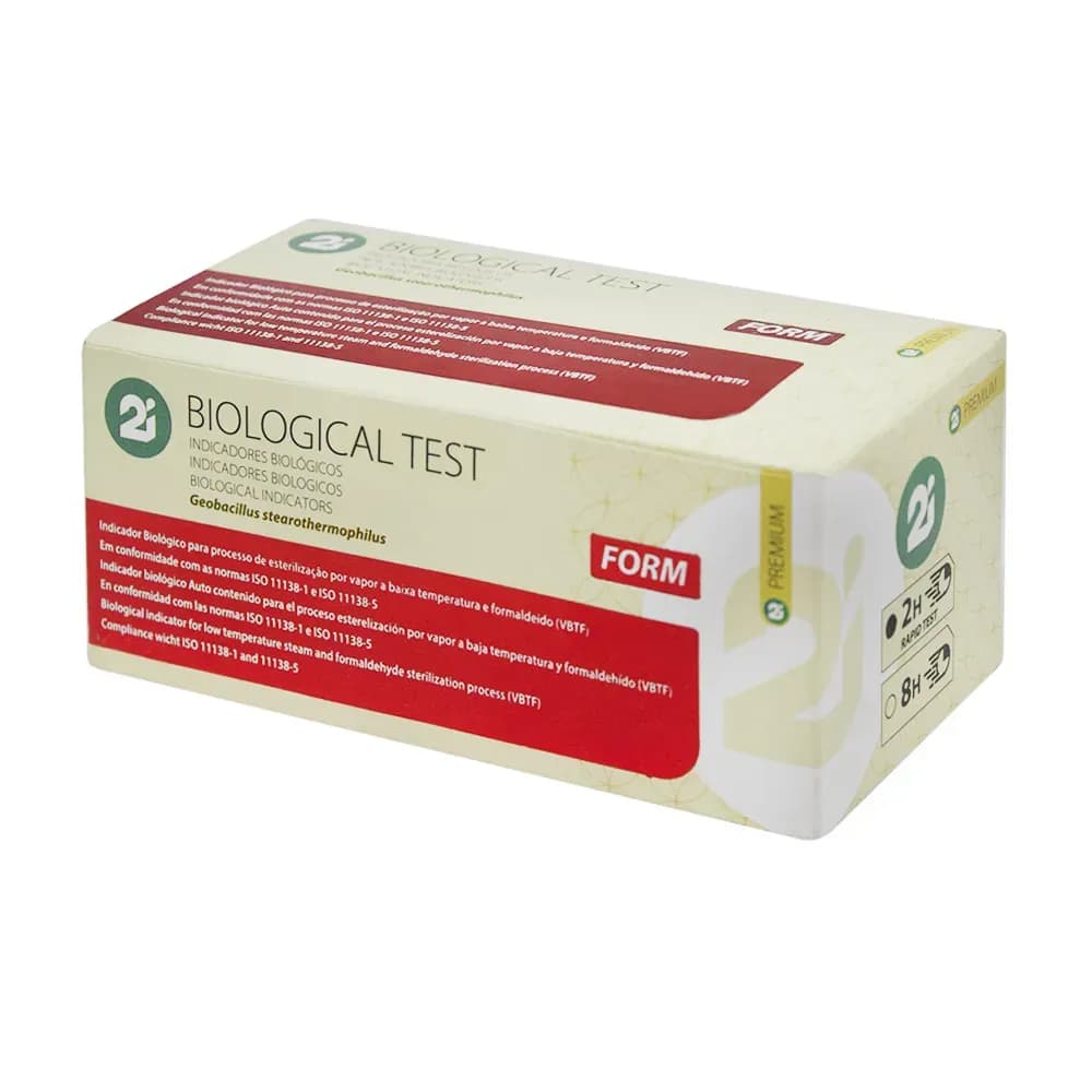 INDICADOR BIOLÓGICO AUTOCLAVE FORMALDEÍDO FORM 2H 50UN 2I