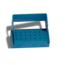 Broqueiro alumínio 21 Furos Azul