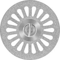 Disco Diamantado Canulado Dupla Face 22 x 0,20mm Nº 7012 PM - American Burrs