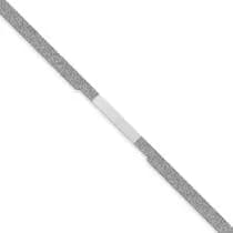 Tira de Lixa de Aço Diamond Serrilhada Verde 2,5mm Grossa
