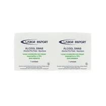 Lenço Umedecido para Assepsia Álcool 70% Swab - Labor Import - Labor Import