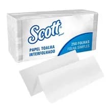 Papel Toalha Folha Simples 250 Folhas - Scott