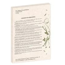 Orientações ao paciente Eco Papel Reciclado