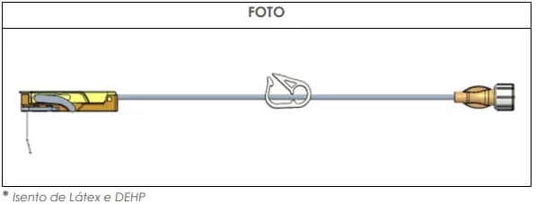 Canula para Punção para Port. de Infusão com Disp. de Segurança – Polymed