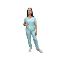 Pijama Cirúrgico Feminino Verde Claro