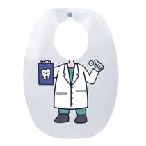Babador Impermeável Infantil Mini Dentista - Funwork