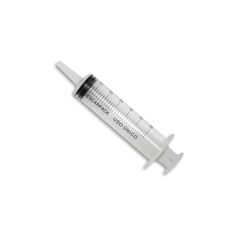 Seringa Descartável Bico Cateter Sem Agulha 60ml - Unidade