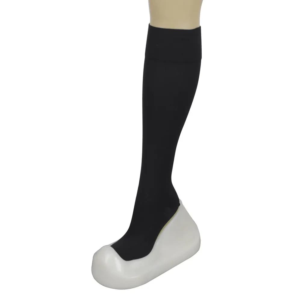 Meia 3/4 Algodão Varimed Média Compressão Preta 23-32mmHg (8281)