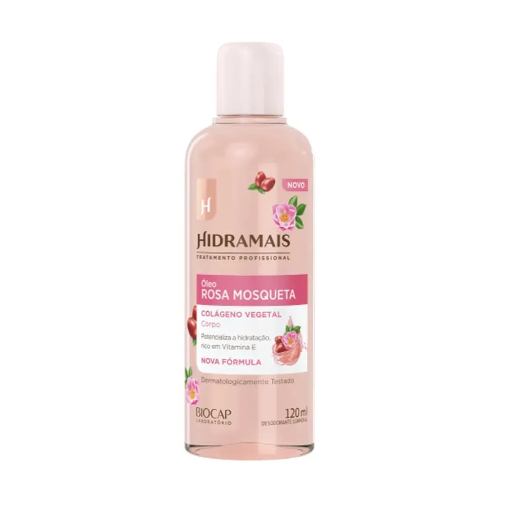 ÓLEO CORPORAL ROSA MOSQUETA COLÁGENO VEGETAL 120ML HIDRAMAIS