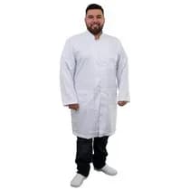 Jaleco Masculino Plus Size Unik - Branco - FunWork