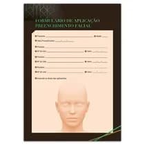Formulário de Aplicação Preenchimento Facial