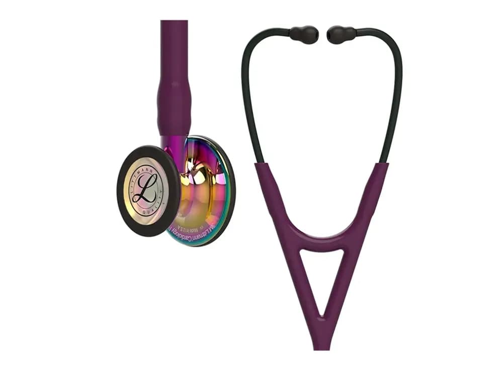 ESTETOSCÓPIO LITTMANN CARDIOLOGY IV 6239 AMEIXA E RAINBOW 3M