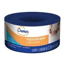 Esparadrapo Impermeável 2,5cm x 4,5m - Cremer