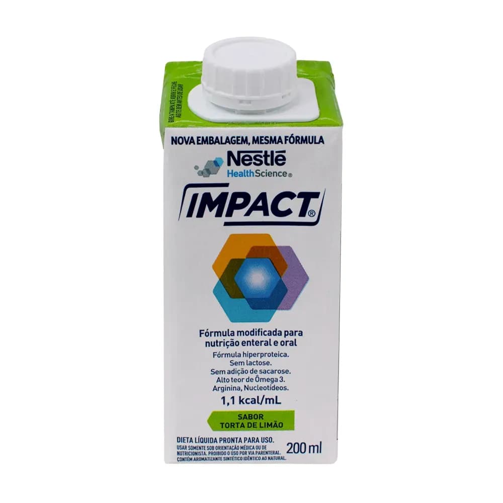 DIETA NUTRIÇÃO ENTERAL IMPACT TORTA DE LIMÃO 200ML NESTLE