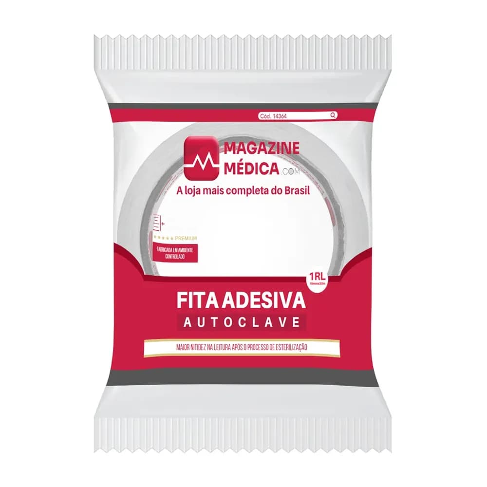 FITA ADESIVA PARA AUTOCLAVE 19MMX30M