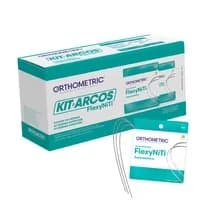 Kit Promocional Arco Flexy Niti Superelástico Redondos + Retangulares - Orthometric