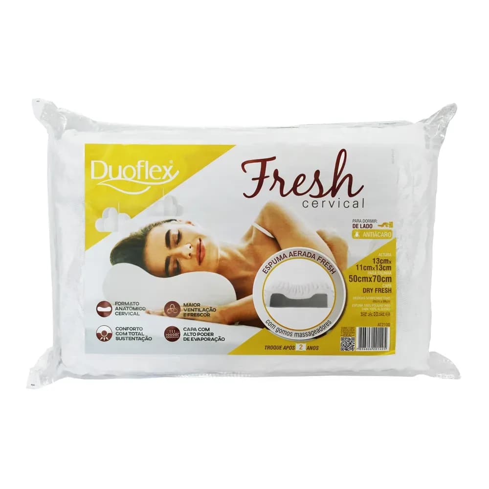 TRAVESSEIRO ANATOMICO NOBRE 50X70 DUOFLEX