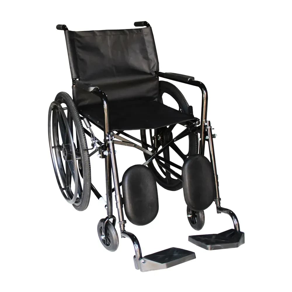 CADEIRA DE RODAS RX60 PÉS ELEVÁVEIS ARO NYLON PNEU INFLÁVEL