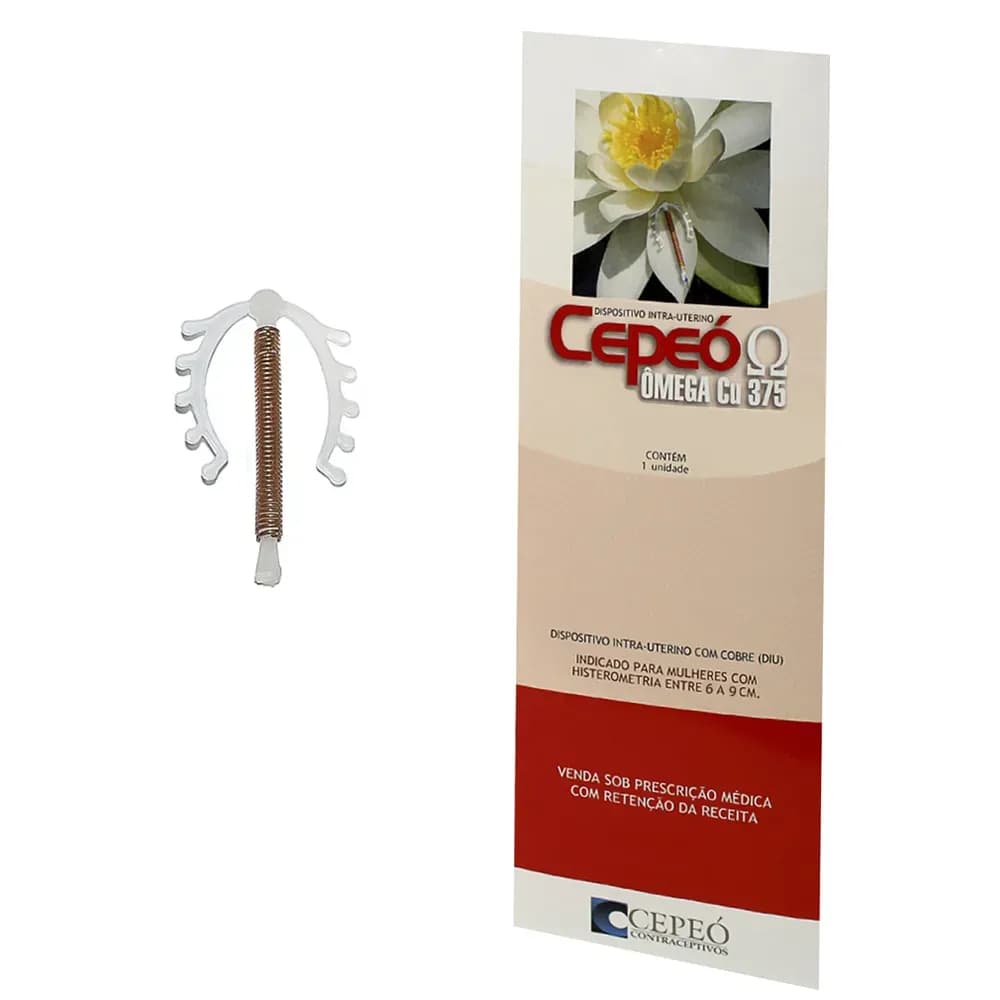 DISPOSITIVO INTRA-UTERINO (DIU) COM COBRE CU 375 CEPEÓ