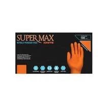 Luva Nitrílica Laranja Ignite - SUPERMAX